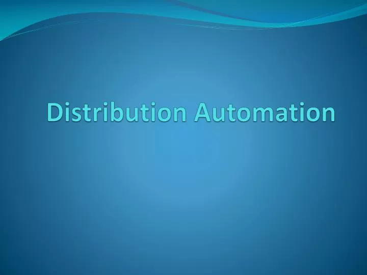 distribution automation