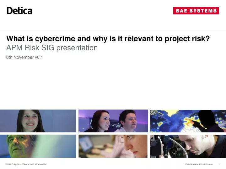 what is cybercrime and why is it relevant to project risk