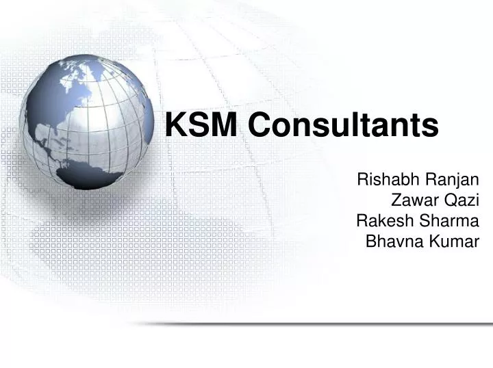 ksm consultants