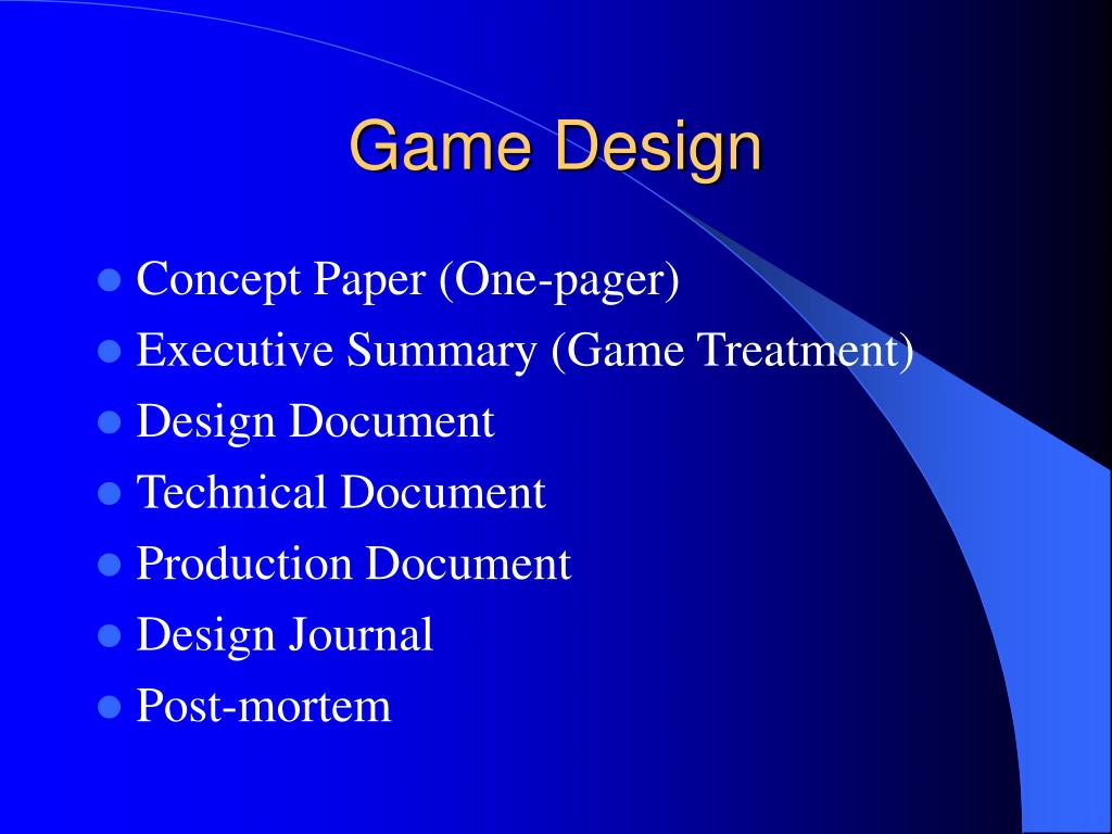 PPT - Game Design PowerPoint Presentation, free download - ID:655886