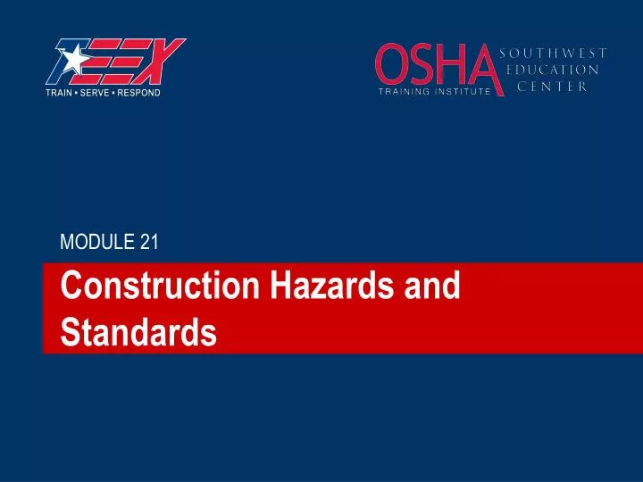 construction hazards and standards
