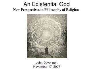 An Existential God New Perspectives in Philosophy of Religion