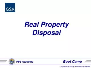 Real Property Disposal