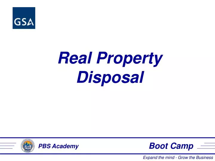 real property disposal