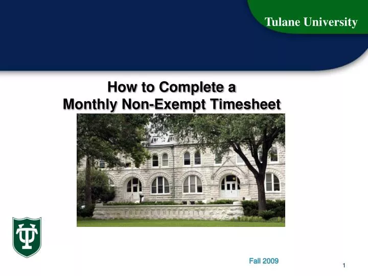 how to complete a monthly non exempt timesheet