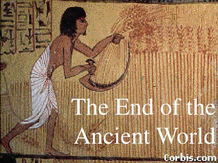 the end of the ancient world