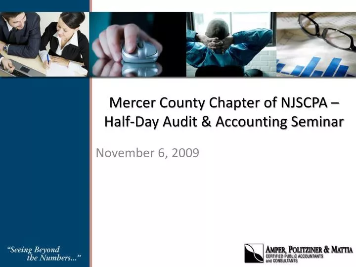 mercer county chapter of njscpa half day audit accounting seminar