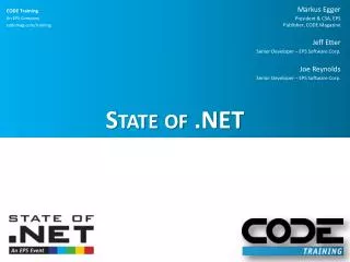 State of .NET
