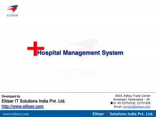 Developed by Elitser IT Solutions India Pvt. Ltd. http://www.elitser.com