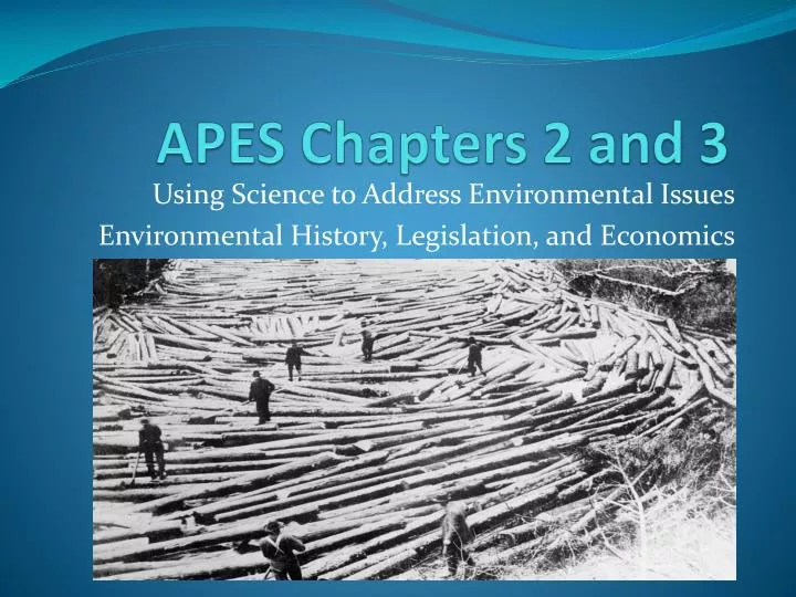 apes chapters 2 and 3
