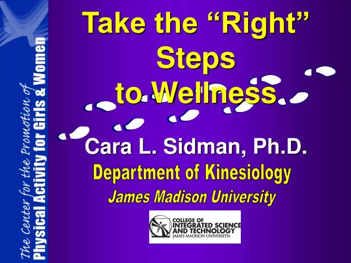 take the right steps to wellness