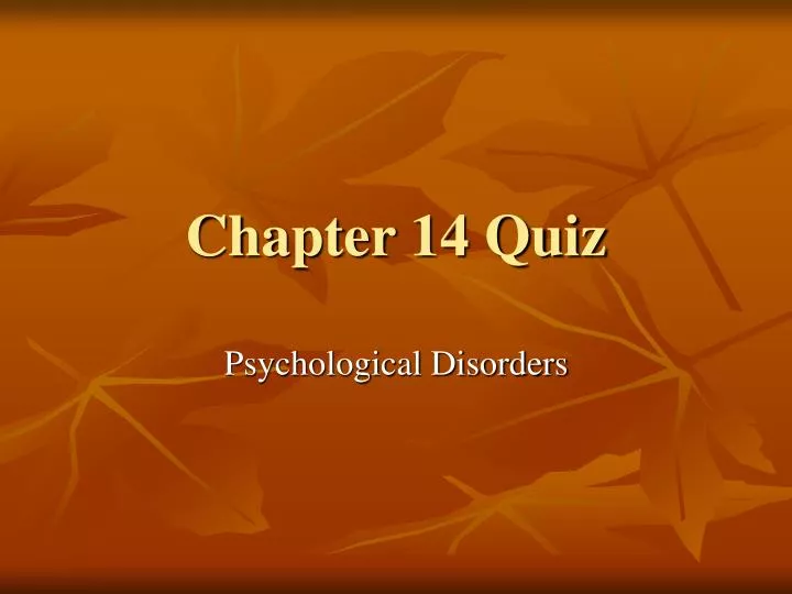 chapter 14 quiz