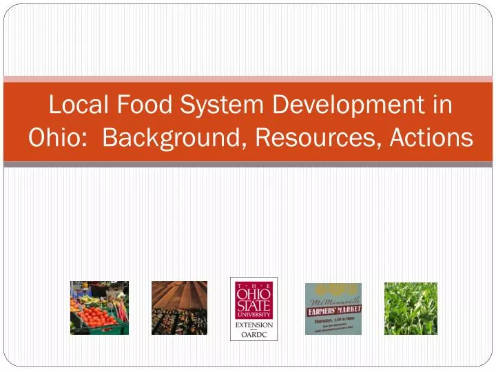local food system development in ohio background resources actions