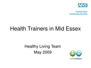 Health Trainers in Mid Essex