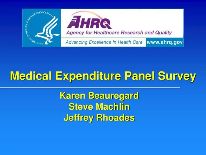 medical expenditure panel survey