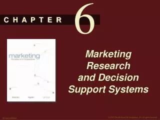Marketing Research and Decision Support Systems