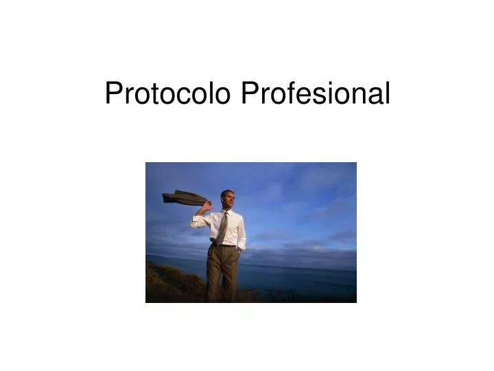 protocolo profesional