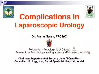 Complications in Laparoscopic Urology