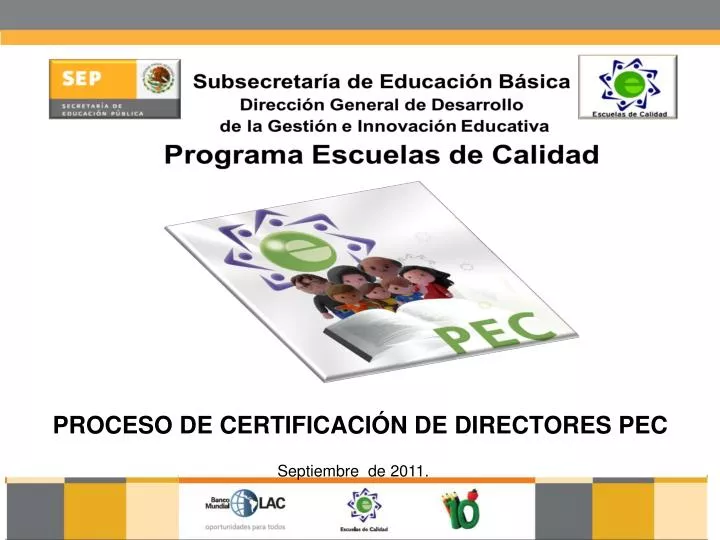 proceso de certificaci n de directores pec