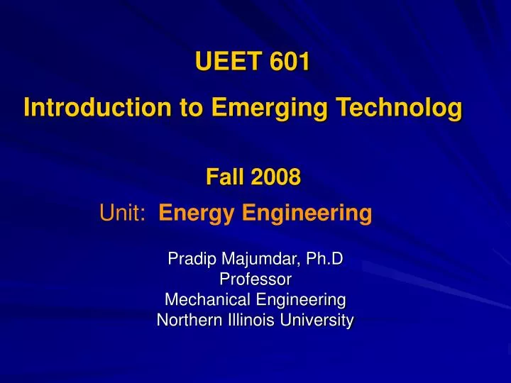 pradip majumdar ph d professor mechanical engineering northern illinois university