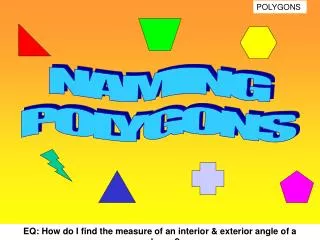 NAMING POLYGONS