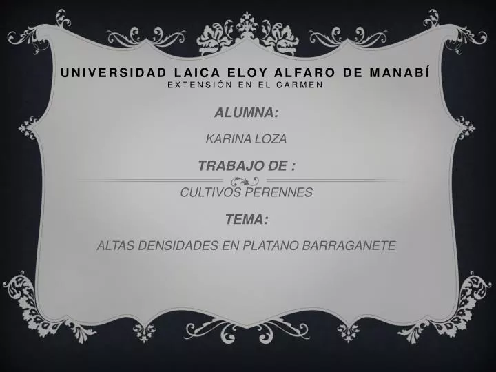 universidad laica eloy alfaro de manab extensi n en el carmen