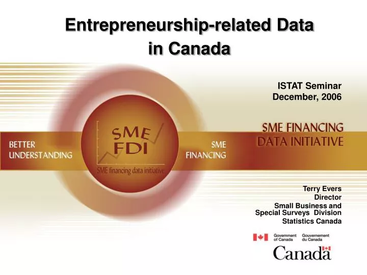 entrepreneurship related data in canada