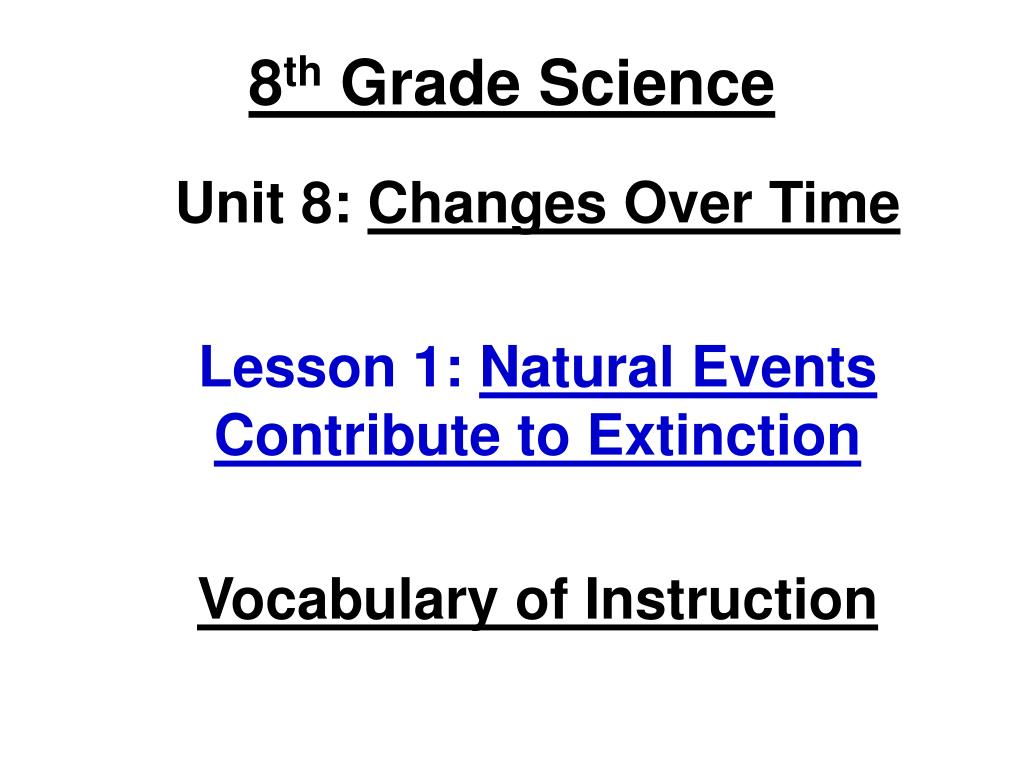Ppt 8 Th Grade Science Powerpoint Presentation Free Download Id 657510