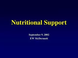 Nutritional Support