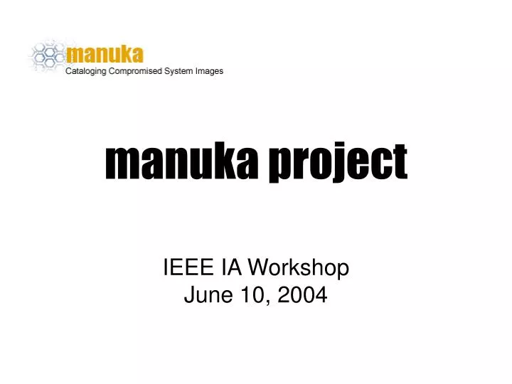 manuka project