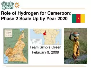 Role of Hydrogen for Cameroon: Phase 2 Scale Up by Year 2020