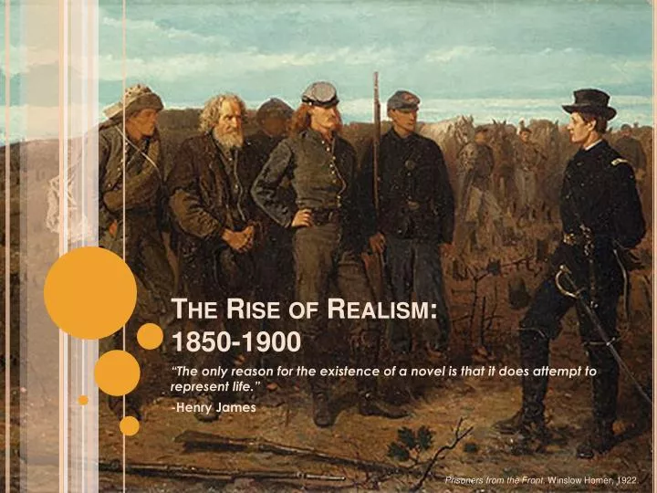 the rise of realism 1850 1900