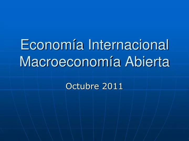 econom a internacional macroeconom a abierta