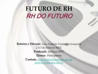 FUTURO DE RH RH DO FUTURO