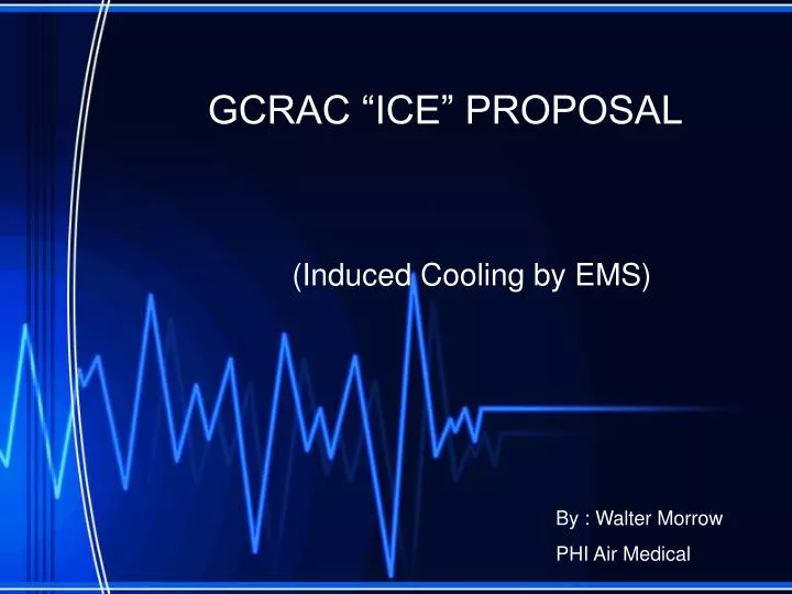 gcrac ice proposal
