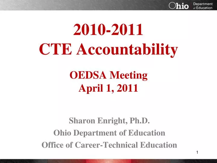 2010 2011 cte accountability