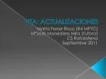 HTA: ACTUALIZACIONES - slide 1