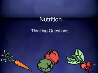 nutrition