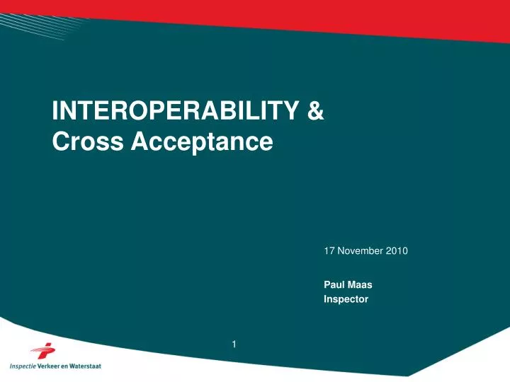 interoperability cross acceptance