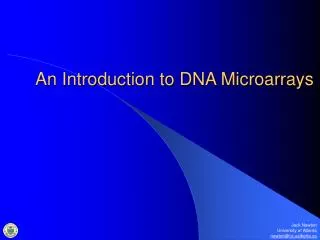 An Introduction to DNA Microarrays
