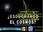 ¿ESCUCHANDO EL COSMOS? - slide 1