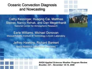 Oceanic Convection Diagnosis and Nowcasting