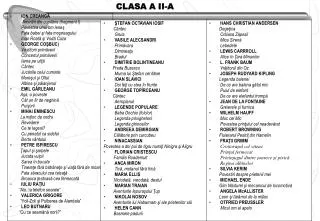 CLASA A II-A