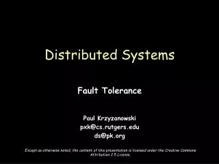 Distributed Systems