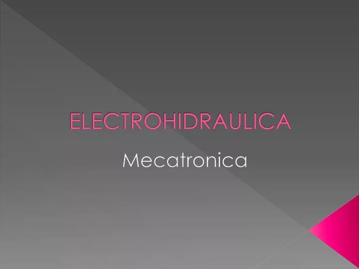 electrohidraulica