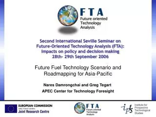 Future Fuel Technology Scenario and Roadmapping for Asia-Pacific