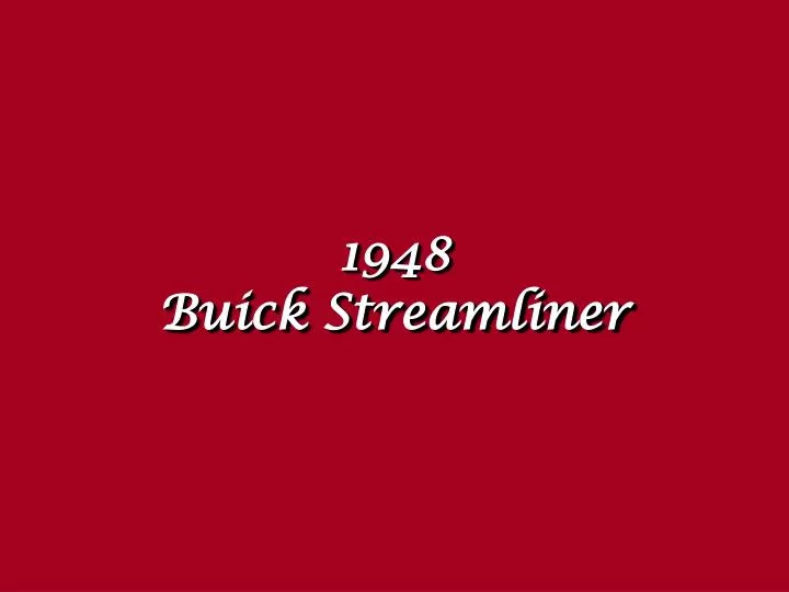 1948 buick streamliner