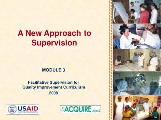 A New Approach to Supervision