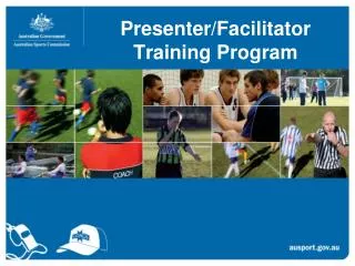 Presenter/Facilitator Training Program