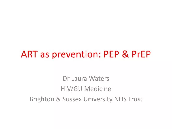 art as prevention pep prep